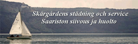 Skärgårdens städning och service Pargas Nagu Åbolands skärgård Saariston siivous ja huolto Nauvo Parainen Turun Saaristo